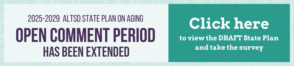The offices of New Mexico Aging and Long Term Services will be closed Friday April 18, beginning at noon. This includes the ADRC. Adult Protective Services will still be available.